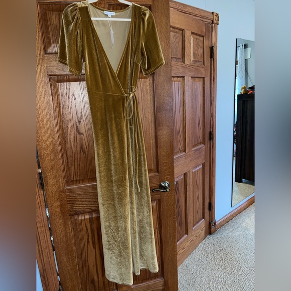 Baltic Born Velvet Wrap Maxi Dress - Picture 2 of 4